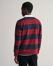 Load image into Gallery viewer, GANT - Shield Barstripe Heavy Rugger, Plumped Red
