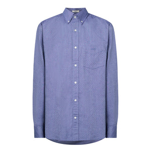 GANT - Reg Oxford Dobby Dot Shirt, Persian Blue