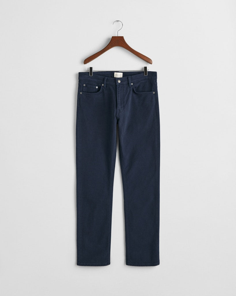 Gant - Regular Dyed Twill Jeans, Evening Blue