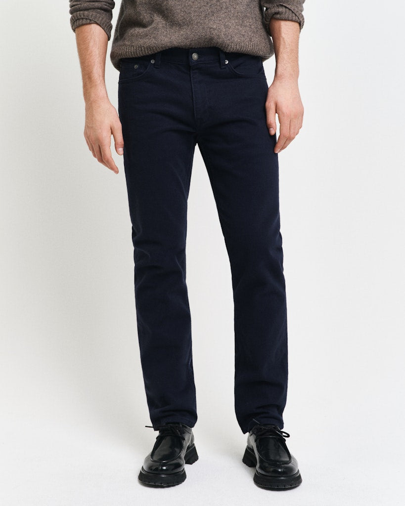 Gant - Regular Dyed Twill Jeans, Evening Blue