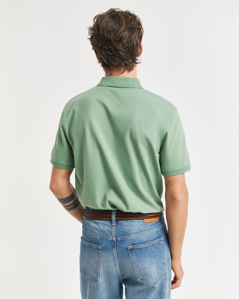 Gant - Contrast Pique SS Polo, Green