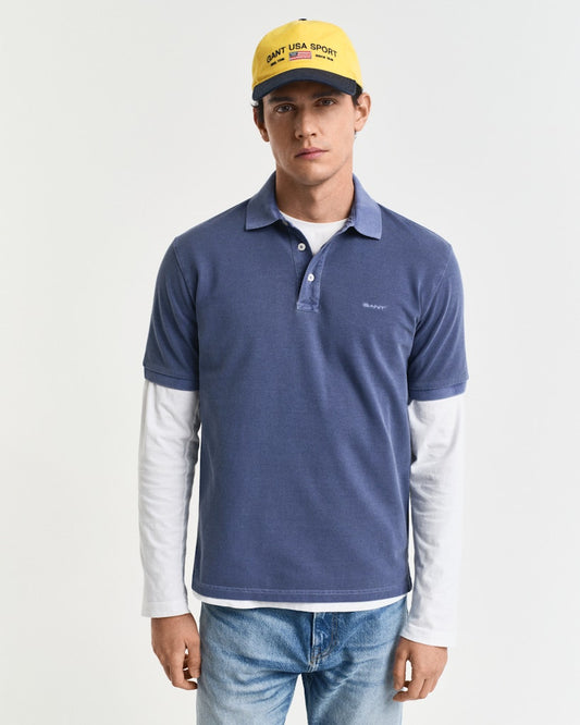 GANT - Sunfaded SS Polo, Dusty Navy