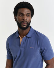 Load image into Gallery viewer, GANT - Contrast Pique SS Polo, Dusty Navy

