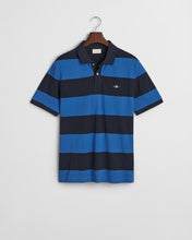 Load image into Gallery viewer, GANT - Block Stripe Polo, Rich Blue
