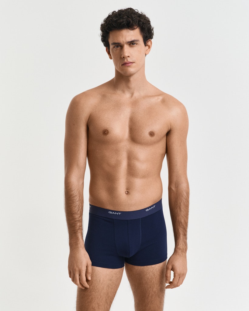 Gant - 3 Pack Core Trunks, Navy
