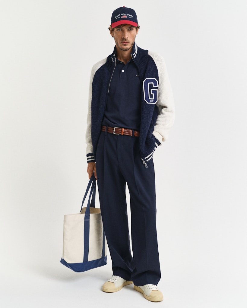 Gant - Tipping SS Pique Polo, Navy