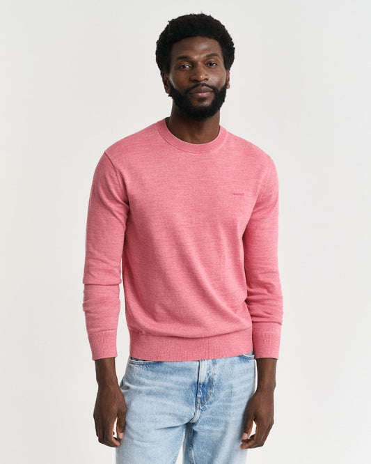 GANT - Sunfaded C-Neck Jumper, Watermelon Red ( L Only)