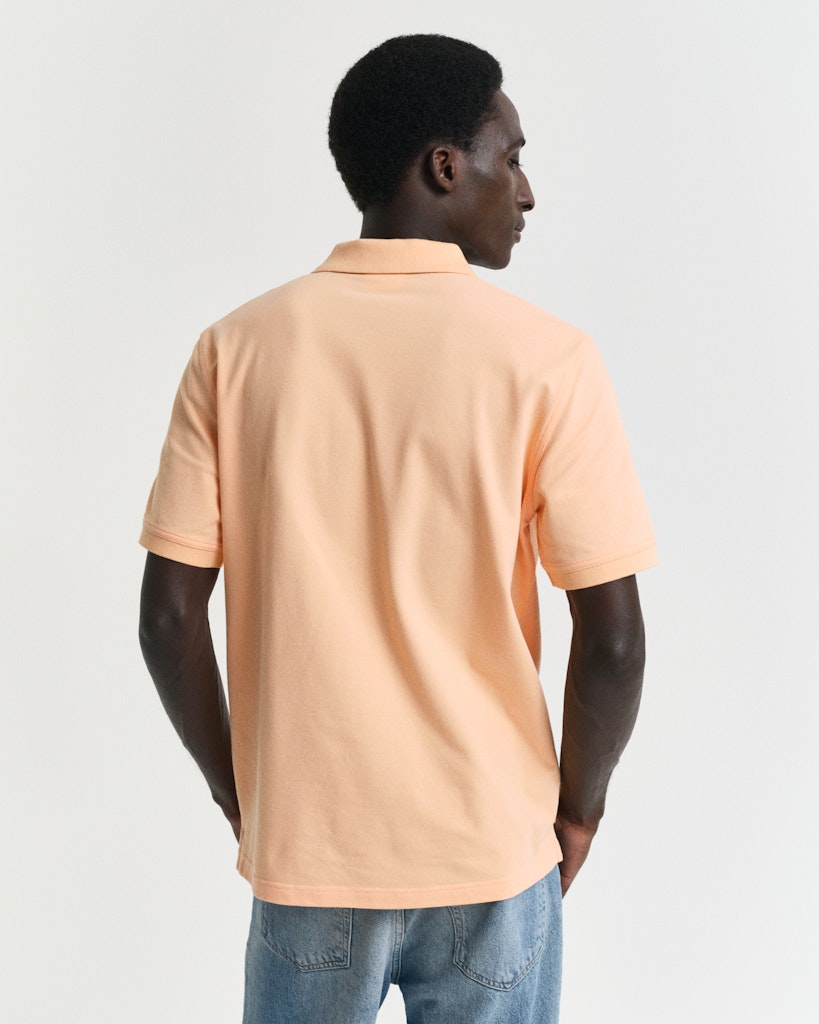 Gant - Contrast Pique SS Polo, Peachy Orange