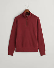 Load image into Gallery viewer, GANT - Sacker Rib Half Zip, Plumped Red

