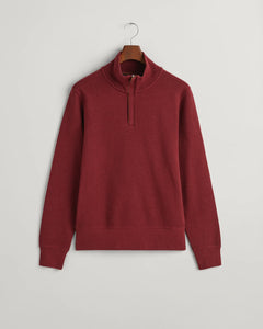 GANT - Sacker Rib Half Zip, Plumped Red