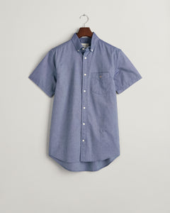 GANT - Oxford SS Shirt, Persian Blue