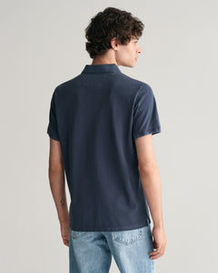 GANT - Sunfaded Pique SS Rugger Polo Shirt, Evening Blue