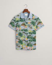 Load image into Gallery viewer, Gant - Hawaii Print SS Polo, Dove Blue (S only)
