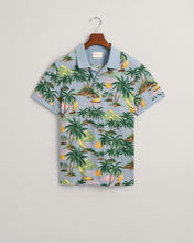Load image into Gallery viewer, Gant - Hawaii Print SS Polo, Dove Blue
