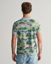 Load image into Gallery viewer, Gant - Hawaii Print SS Polo, Dove Blue (S only)
