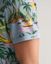 Load image into Gallery viewer, Gant - Hawaii Print SS Polo, Dove Blue (S only)
