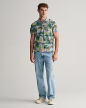 Load image into Gallery viewer, Gant - Hawaii Print SS Polo, Dove Blue (S only)
