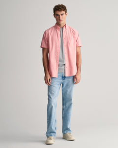 GANT - 3XL Oxford SS Shirt, Sunset Pink
