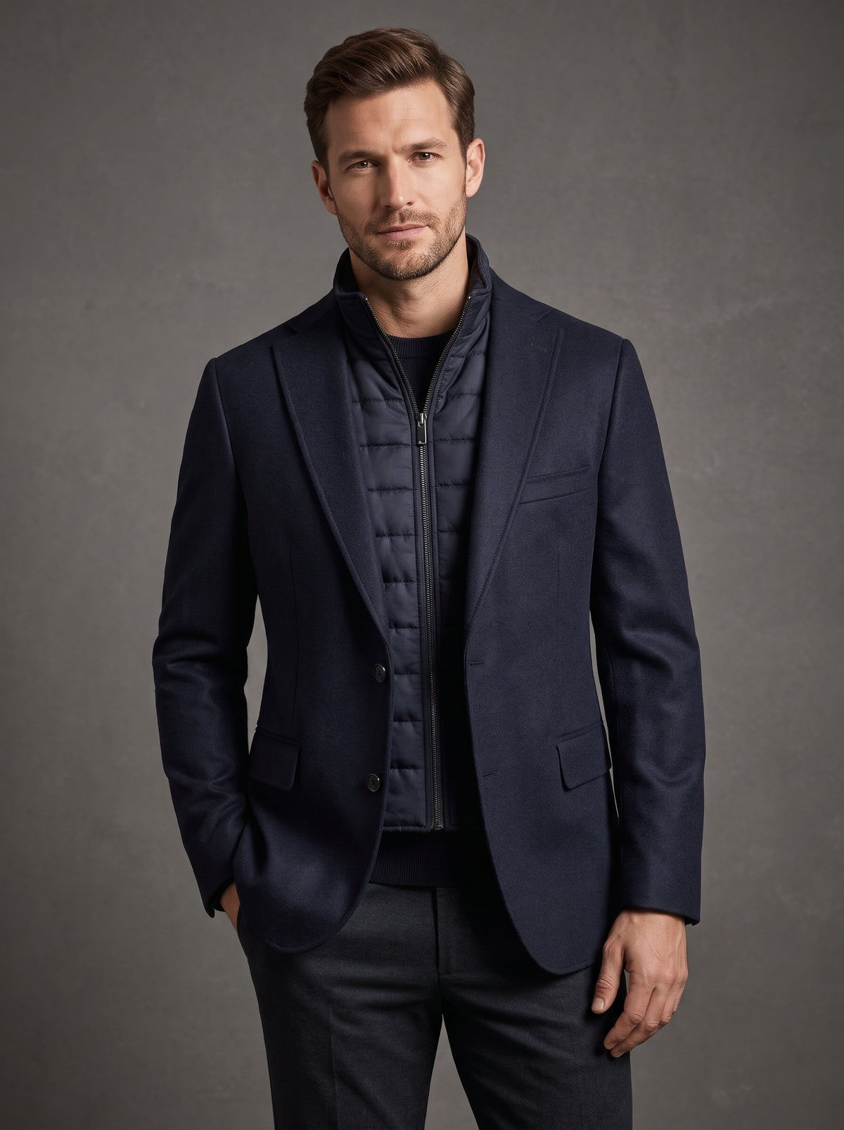 Carl Gross - CG Remko Sport Insert Jacket, Navy