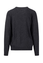 Load image into Gallery viewer, Fynch Hatton - 3XL Merino Cashmere Sweater, V-Neck, Grey

