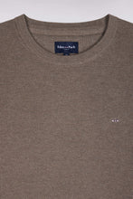 Load image into Gallery viewer, Eden Park - Honeycomb Cotton Round Neck, Stone Beige
