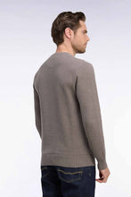 Load image into Gallery viewer, Eden Park - Honeycomb Cotton Round Neck, Stone Beige
