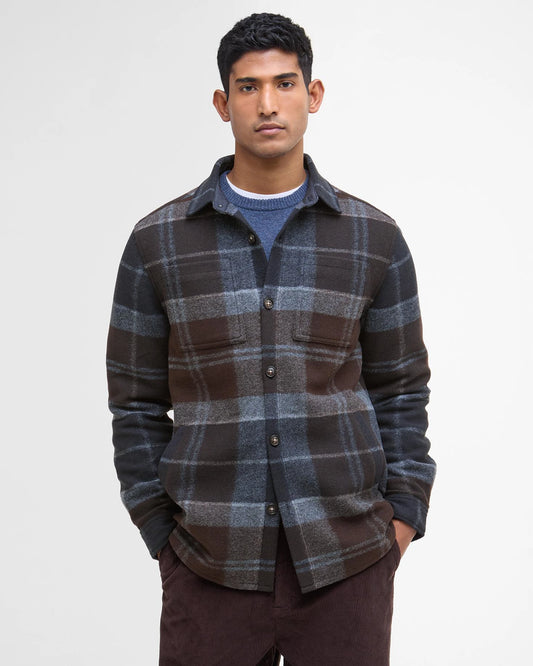 Barbour - Chapter Tailored Check Overshirt, Midnight Oak Tartan (L & XXL Only)