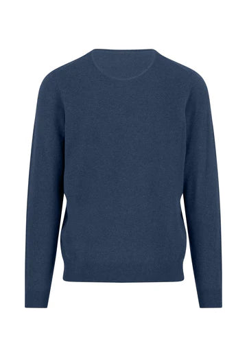 Fynch-Hatton- V-neck Marino Cashmere Sweater, Night