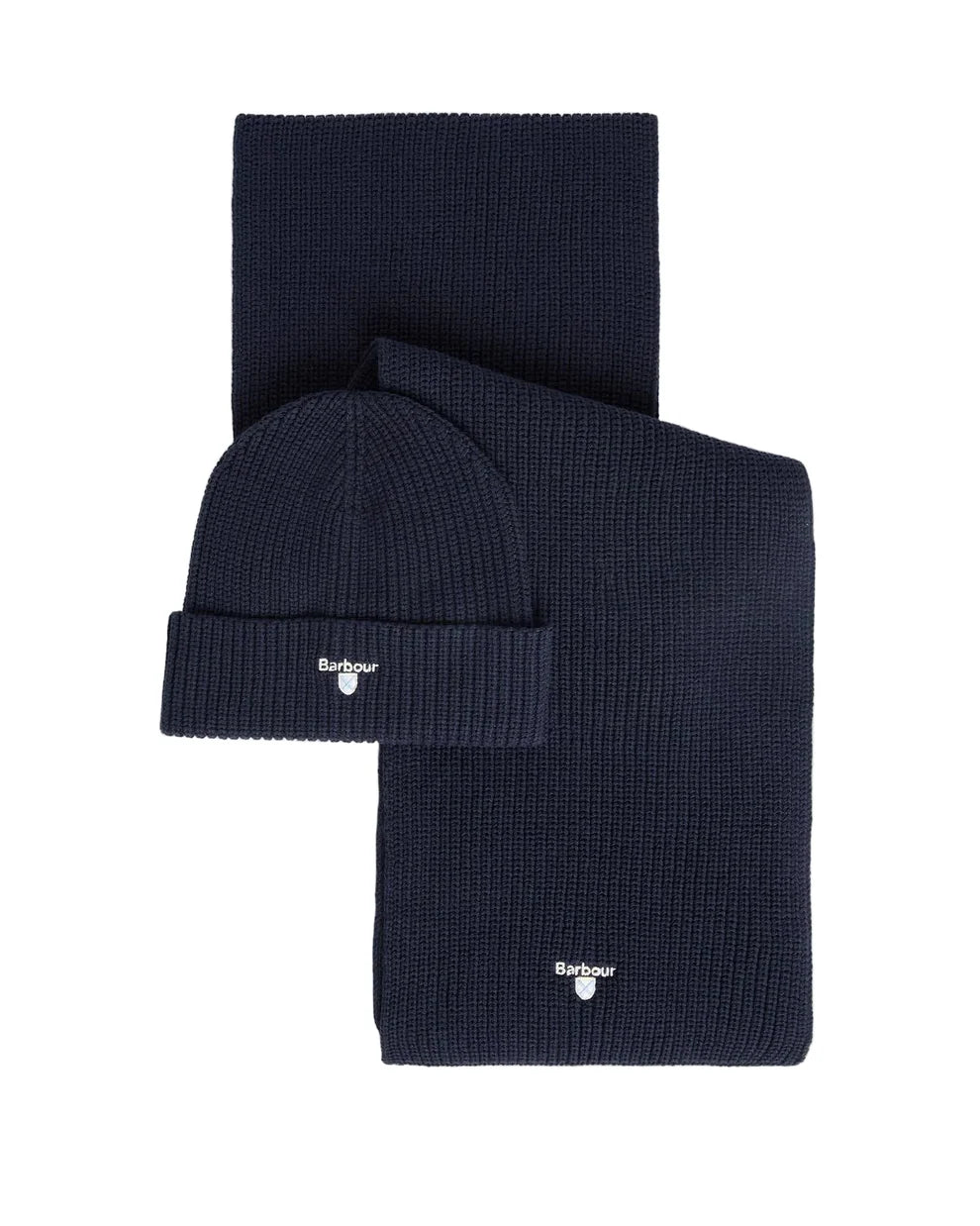 Barbour - Cascade Beanie And Scarf Gift Set, Navy