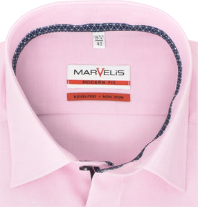 Marvelis - Modern Fit Shirt, Old Rose (39 ONLY)