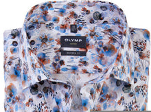 Load image into Gallery viewer, OLYMP - Luxor Modern Fit shirt, blue/orange
