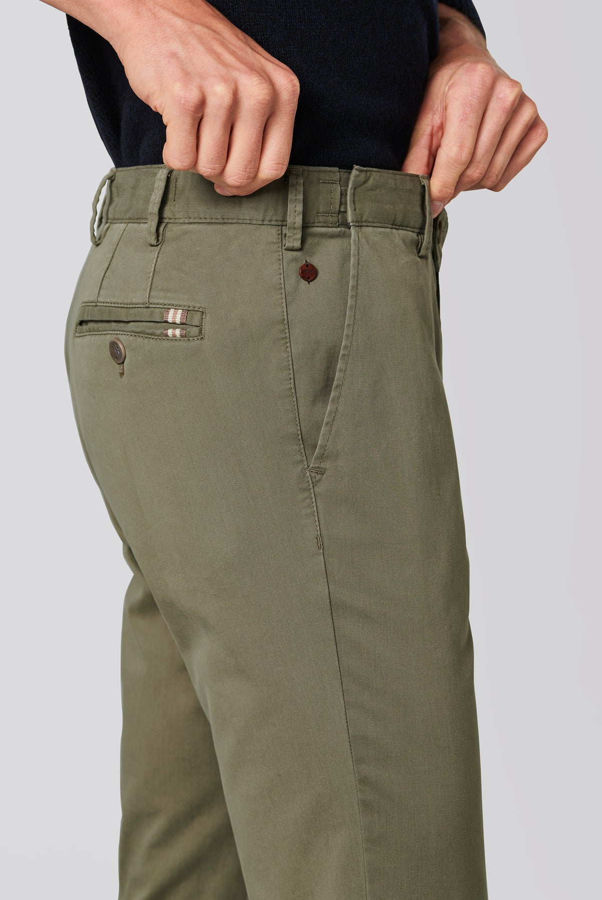 Meyer - Oslo Chinos, Sage Green