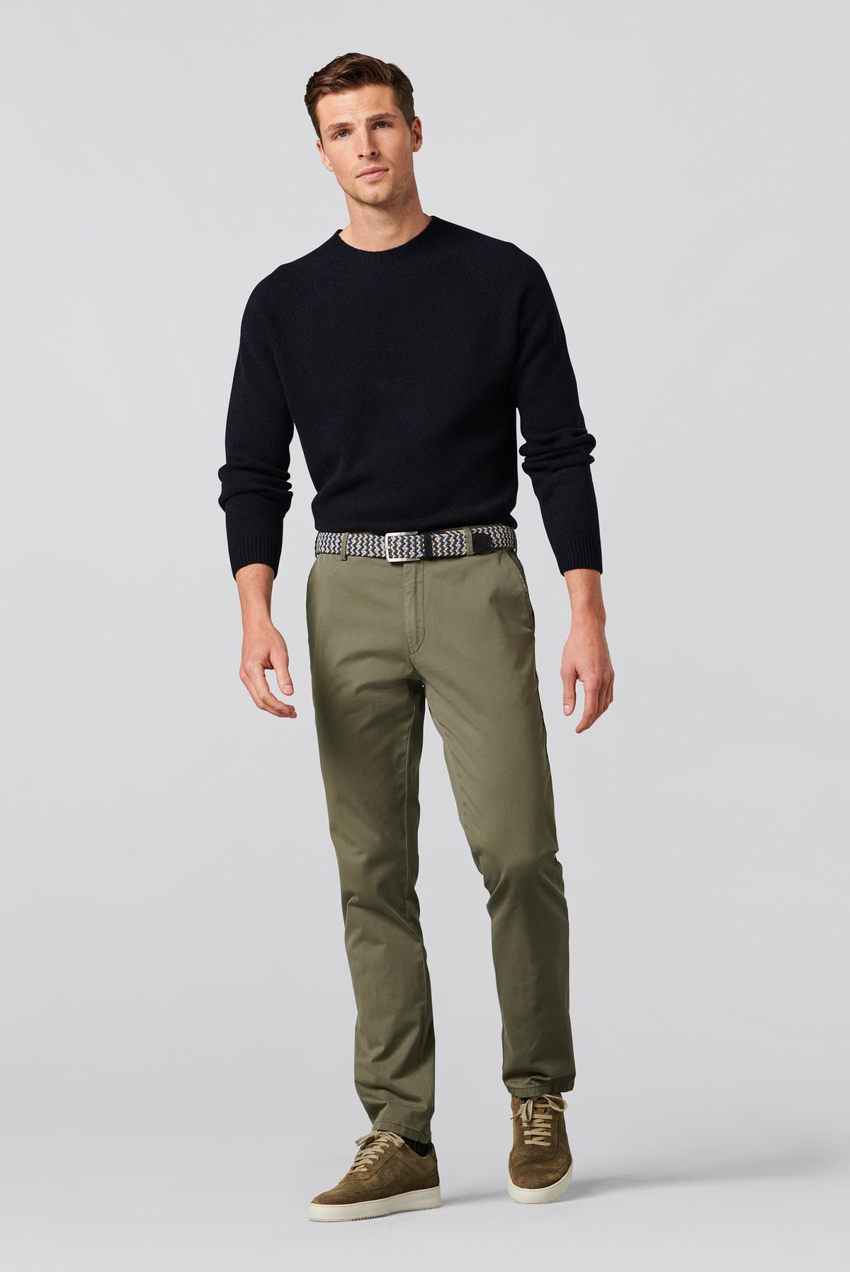 Meyer - Oslo Chinos, Sage Green
