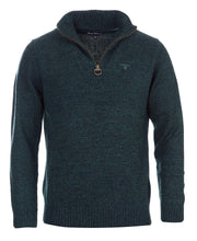 Load image into Gallery viewer, Barbour - Lambswool Half Zip, Seaweed Mix
