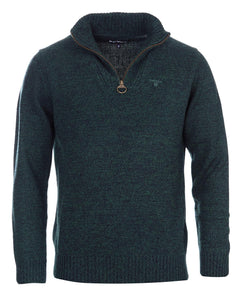 Barbour - Lambswool Half Zip, Seaweed Mix