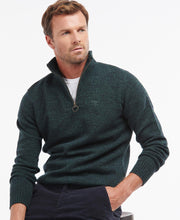 Load image into Gallery viewer, Barbour - Lambswool Half Zip, Seaweed Mix
