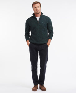 Barbour - Lambswool Half Zip, Seaweed Mix