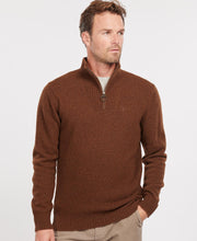 Load image into Gallery viewer, Barbour - Essential Lambswool Half Zip, Sandstone
