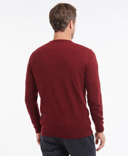 Load image into Gallery viewer, Barbour - Essential Lambswool Crew Neck Sweatshirt,Ruby (M Only)
