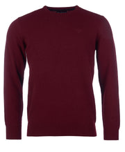 Load image into Gallery viewer, Barbour - Essential Lambswool Crew Neck Sweatshirt,Ruby (M Only)
