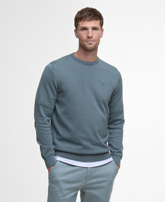 Barbour - Pima Cotton Crew Neck, Vintage Teal
