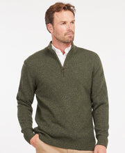 Load image into Gallery viewer, Barbour - Tisbury Half Zip, Dk Seaweed

