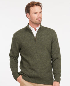Barbour - Tisbury Half Zip, Dk Seaweed