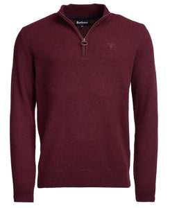 Barbour - Tisbury Half Zip, Ruby