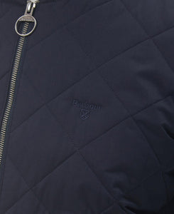 Barbour -  Essential Quilted Zip-Thru Jacket, Navy