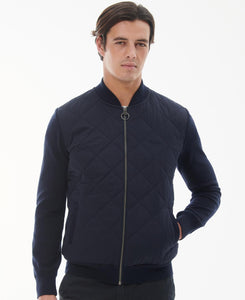 Barbour -  Essential Quilted Zip-Thru Jacket, Navy
