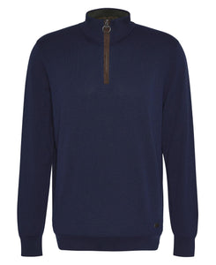 Barbour - Bayfield Knitted Half Zip Jumper, Navy