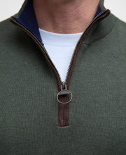 Load image into Gallery viewer, Barbour - Bayfield Knitted Half Zip Jumper, Green
