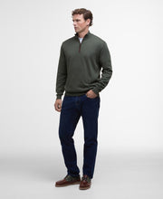Load image into Gallery viewer, Barbour - Bayfield Knitted Half Zip Jumper, Green
