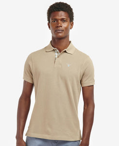 Barbour - Tartan Pique Polo, Washed Stone